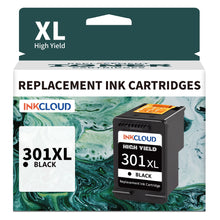 INKCLOUD 301XL Ink Cartridges Replacement for HP 301 for Envy  4500 4502 5530 DeskJet 1000 1050 2050 2510 OfficeJet 2620 4630