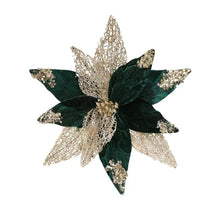 Christmas Flowers Decoration High-gloss Sequins Christmas Tree Ornaments Glittery For Xmas New Year Wedding Party Wreath Decor