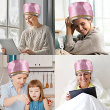 Hair Steamer Cap 220V Electric Heat Cap for Deep Conditioning Hot Oil Hair Mask Repair Damaged Hair Reduce Frizz Split Ends Home