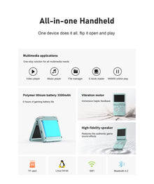Anbernic RGSP Flip Classic Handheld Game Console 3.4'' IPS Linux 64-bit 3300mAh Retro Gaming Player Wifi HD-Connect To TV RG SP