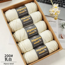 500g Alpaca Wool 245 Chunky Knitting Yarn Multi-Color Autumn and Winter Fashionable Gift for Men and Women DIY Knitting Material Kit for Warm Sweaters, Coats, Scarves, Hats, Gloves, Leg Warmers, Knee Pads Yarn Balls 5Pcs/Pack