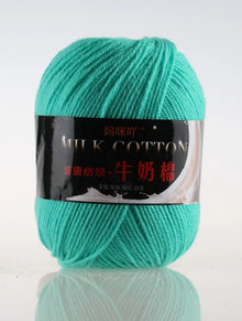 1Pc 50g Milk Cotton Knitting Yarn Crochet Yarn Hand Knitted Line DIY Knit Sweater Scarf Hat sock blanket amigurumi threads 120M