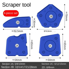 4-Piece Silicone Caulking Tool Set - Versatile, Easy Clean-up, & Professional Sealant Spreading
