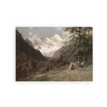 Rustic Mountain Forest Landscape Canvas Prints, Vintage Farmhouse Wall Art - image 19