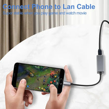 USB Type C Wired Ethernet Gigabit Adapter 1000Mbps USB3.0 RJ45 Network Card For MacBook PC Window Android USB Lan Internet Cable