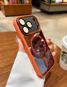 Funda magnética original 2025 para iPhone 17 11 12 13 16 Pro Max Air 14 15 16 Plus con carga inalámbrica Magsafe, protectora
