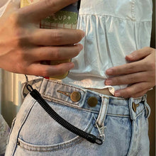 Phone Accessories Spring Rope Spiral Telephone Line Running Phone Rope Mobile Phone Strap Key Lanyard Bungee Cord Elastic Rope