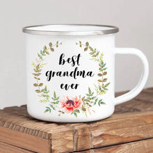 Mothers Day Gift For Grandmother  Worlds Best Grandma coffee mug Grandma drink enamel mugs Granny Grandmother Birthday Gifts