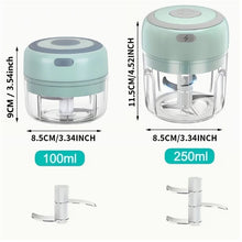 1pcs Electric Garlic Chopper Automatic Garlic Mincer 100/250mL Food Chopper Portable Vegetable Grinder Onion Mixer Kitchen Tool