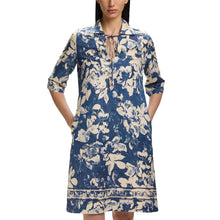CHCH 2025 Summer Fashion Women Commuting V Neck Dresses Fashion Midi Printed New Lady Straight Dress