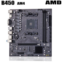 QIYIDA B450 Motherboard support DDR4 desktop RAM AM4 CPU slot NVME NGFF M.2 USB 3.0 VGA dual channel for Ryzen am4 cpu SATA3.0