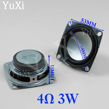 1Pc 4Ohm 5W Bluetooth Audio Radio Speaker External Magnetic Speaker Square  Full-frequency Loudspeaker 3W 4Ohm