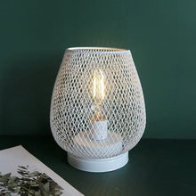 Industrial Birdcage LED Table Lamp, Iron Night Light with Silk Screen Design - image 3