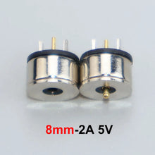 JCD 1Pair 2/3/4/5/6/Pin Male Female Waterproof Round Shape Magnet Suction Spring Pogo Pin DC Power Charging Magnetic Connector ﻿