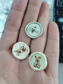 Vintage Gold Metal Shank Buttons, 10 Pcs Round Buttons for Suits and Coats - image 7