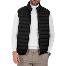 Chaleco casual para hombre, estilo Animal Game, ligero para otoño, sin mangas, con cremallera, chaqueta tipo chaleco, abrigo de plumas para exteriores con bolsillos