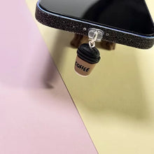 Cute Coffee Cup Phone Dust Plug Charm for iPhone, Android and Type-C Ports - image 5