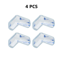 4/8/10/12Pcs Baby Safety Silicone Protector Table Corner Edge Protection Cover Transparent Anti Collision Soft Guard Home Tool