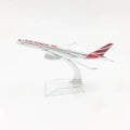 Modelo de avión a escala 1/400 de 16 cm, Airbus A350 de Air Mauritius, decoración, avión de aleación, regalo para coleccionistas y entusiastas de la aviación