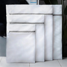 1PC S/M/L/XL Zippered Mesh Wash Bags Reusable Coarse Net Foldable Thicken Laundry Bags For Underwear Washing Machines Bra Bag