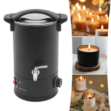 8L/10L/12L/15L Wax Melter for Candle Making, 1.8KW Electric Wax Melt Oven Stainless Steel Wax Melting Pot Wax Warmer Machine Kit