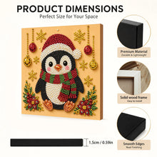 Christmas Decor DIY Santa Claus Snowman 3D Pearl Painting Diamond Art Kits for Beginners 20*20CM for Home Wall Decoration Gift