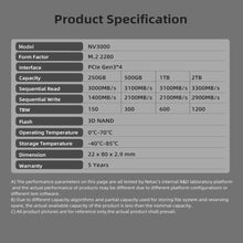 Netac SSD M.2 NVMe 2TB 1TB 3500MB/s M.2 SSD PCIe3.0 Hard Drive Internal Solid State Disk with Heatsink Cache for Desktop Laptop