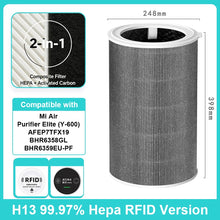 For Xiaomi Hepa Filter Elite Y-600 Xiaomi Activated Carbon Filter Elite Y600 Xiaomi Air Purifier Elite Y600 Filter AFEP7TFX19-GL
