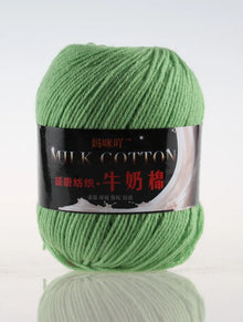 1Pc 50g Milk Cotton Knitting Yarn Crochet Yarn Hand Knitted Line DIY Knit Sweater Scarf Hat sock blanket amigurumi threads 120M