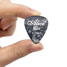 6pcs Electric Guitar Pick Acoustic Music Picks Plectrum 0.58/0.71/0.81/0.96/1.20/1.50mm Thickness Guitar Accessories