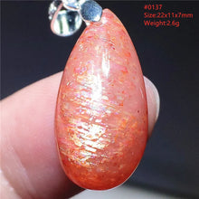 Natural Red Green Strawberry Quartz Arusha Orange Sunstone Pendant Necklace Women Men Jewelry Flash Fashion Stone Beads AAAAAA