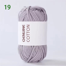 150g de hilo de algodón hueco genuino con núcleo de algodón de leche para zapatos de ganchillo, bufandas, bolsos, sombreros, tejido hecho a mano, materiales para mantas, paquete de hilo 1 pieza = 3 piezas = 150 gramos