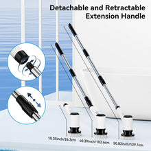 Electric Cleaning Brush Household Cleaning Device Wireless Power Spin Scrubber with 7 Brush Heads Rotary Scrubber with 2 Speeds
