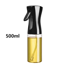 Pulverizador de aceite de oliva de 200/300/500 ml, botella de spray para aceite de cocina, pulverizador de aceite de oliva para barbacoa, rociador de aceite y vinagre para hornear