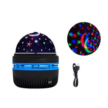 Rotating Star and Moon Projector Night Light, USB Magic Ball Stage Lamp - image 8