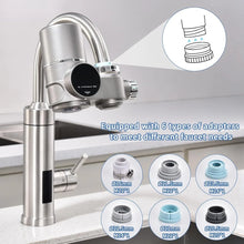 A42F  Faucet Water Filter, LED Display Water Purifier to Reduce Lead, Chlorine & Heavy Metals, Sink Water Filter