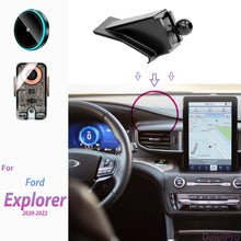 For Ford Explorer 2020 2021 2022 Phone Holder, 2-in-1 Phone Holder & Base Kit, OEM Clip-On Design Phone Mount Base Accessories