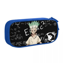 Estuche de lápices de Dr. Stone con Senku Ishigami, regalo para estudiantes, caja para bolígrafos, bolsa de lápices, estuche de gran capacidad, portalápices