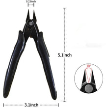 2Pcs Mini Nose Cutting Plier Electrical Wire Cable Cutter Metal Side Snips Flush Pliers Convenient Durable Tool