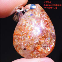 Natural Red Green Strawberry Quartz Arusha Orange Sunstone Pendant Necklace Women Men Jewelry Flash Fashion Stone Beads AAAAAA