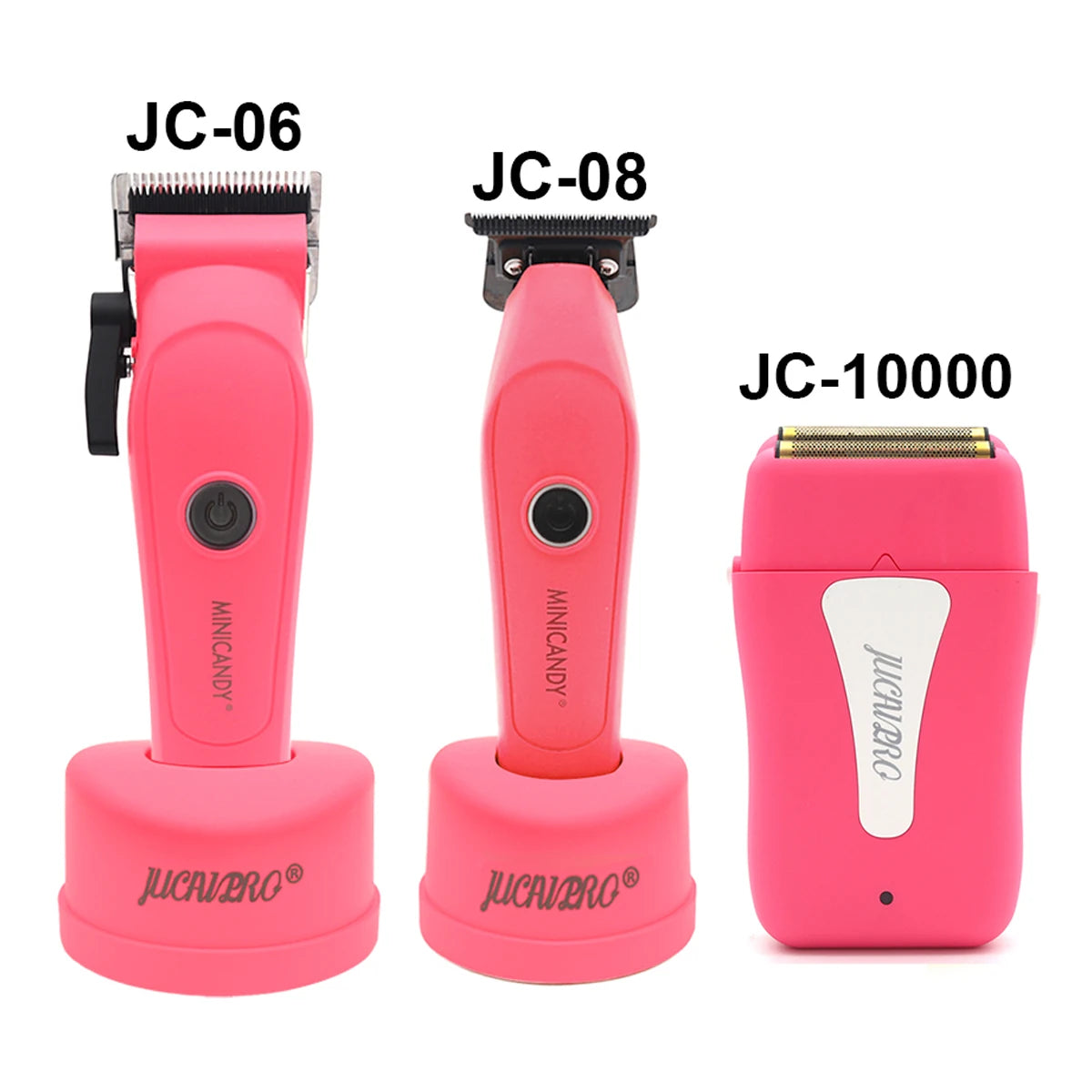 Professional Hair Clipper Kit for Men With Base Charger Brushless Motor 10000RPM  Barber Hair Cutt Machines JUCAI MINICANDY