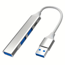 Aluminum 4-in-1 USB Hub, USB or Type C to 4 Ports Expander for Laptop and PC - image 11