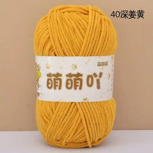 50g/Pc Chenille Yarn Matte Crocheting Doll bag Thread Handmade Crochet Knitted Material Small Ice Stripe line knit sweater hat