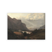 Rustic Mountain Forest Landscape Canvas Prints, Vintage Farmhouse Wall Art - image 15