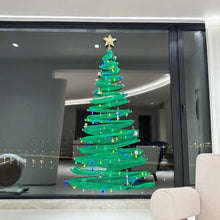 Christmas Decoration Diy Glass Home Christmas Tree Window Shop Floor-to-ceiling Window Atmosphere Home Wedding Scene Layout