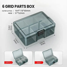 AIRAJ Plastic Tool Parts Box Storage Screw Box Tool Classification Electronic Component Drill Bit Accessories Thickened Grid Box
