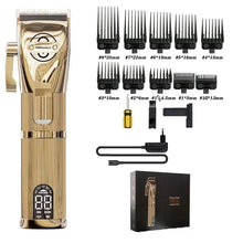 PopBarbers P800 Hair Trimmer for Men Professional Hair Clipper Barber Hair Cutting Machine 7000rpm 2 Gears Finishing Haircut