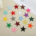 1pcs Small Star Embroidery Patches For Clothing Jeans Hat Iron on Sticker Love Appliques Stripes Garment Sewing Supplies