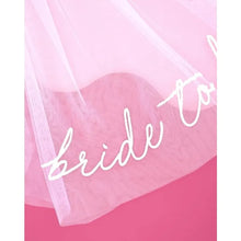 Velo de novia blanco para despedida de soltera, regalo para novia, decoración de despedida de soltera, boda, despedida de soltera, obsequios para damas de honor