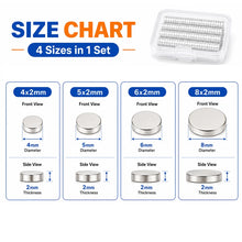 120pcs 3D Printing Magnets Set 4 Different Sizes Powerful Neodymium Magnet 3d Printing Tools Kit Multi-Use for Fridge, Storage